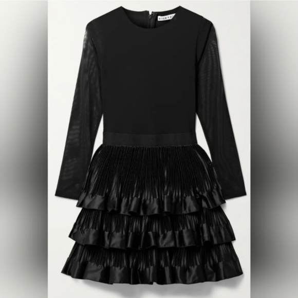 ALICE + OLIVIA CHARA TIERED RUFFLE MINI DRESSSIZE 6 $495 - Picture 14 of 16